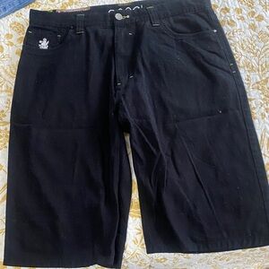 COOGI Black Jean Shorts for Men
